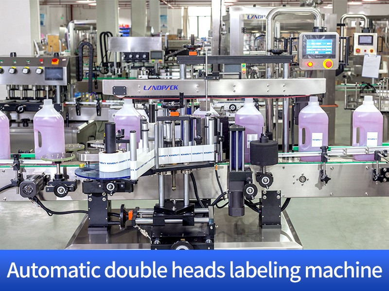Automatic 4/6/8/10 Heads Gear Pump Liquid Filling Capping Labeling Machine Line
