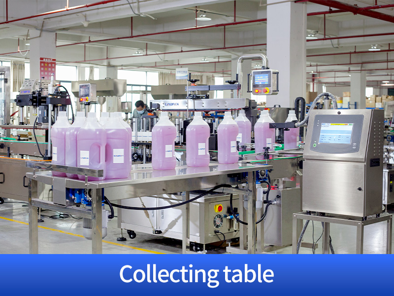 Automatic 4/6/8/10 Heads Gear Pump Liquid Filling Capping Labeling Machine Line