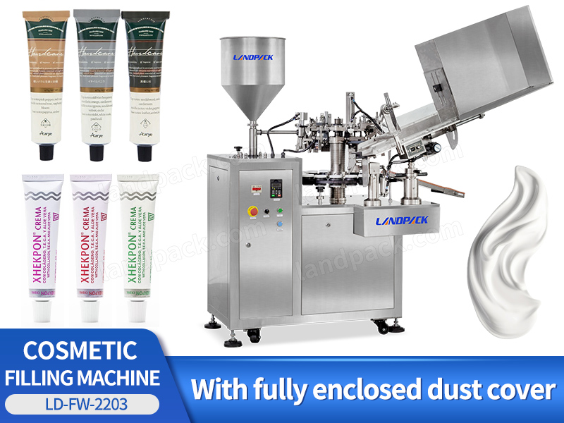 Automatic Aluminium Tube Cosmetic Lotion Filling And Sealing Machine