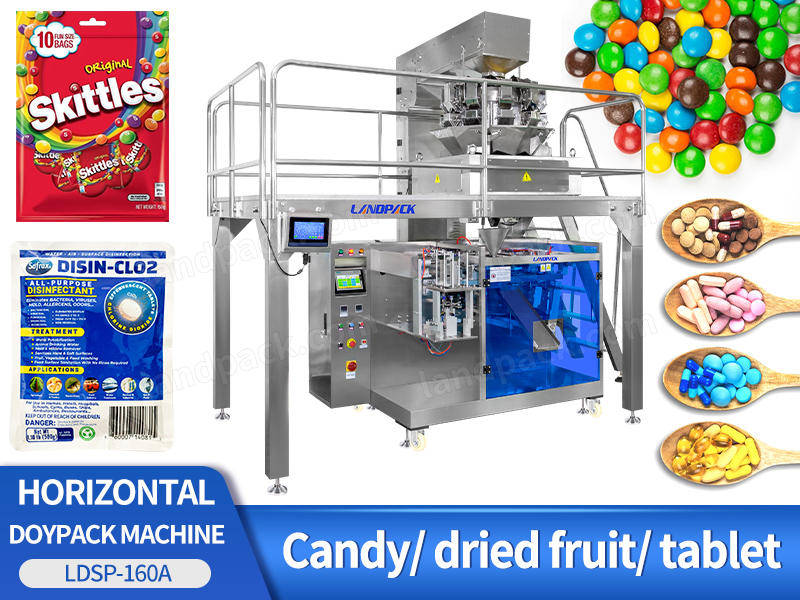 Automatic Premade Pouch Candy Horizontal Doypack Packing Machine