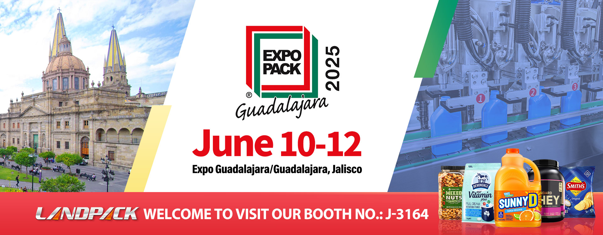 Invitation to Visit LANDPACK at EXPO PACK Guadalajara 2025