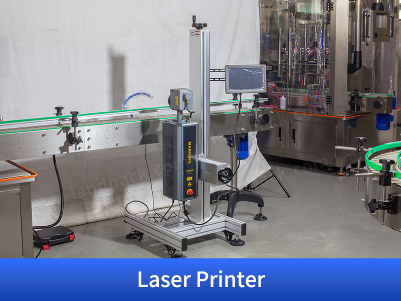 Automatic Fruit Juice Bottle Filling Capping Machine With Laser Printer