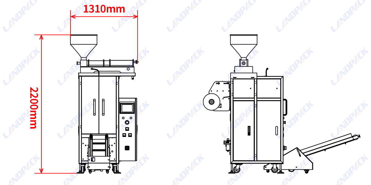 Single Lane Liquid Special Shaped Stick Bag Packing Machine