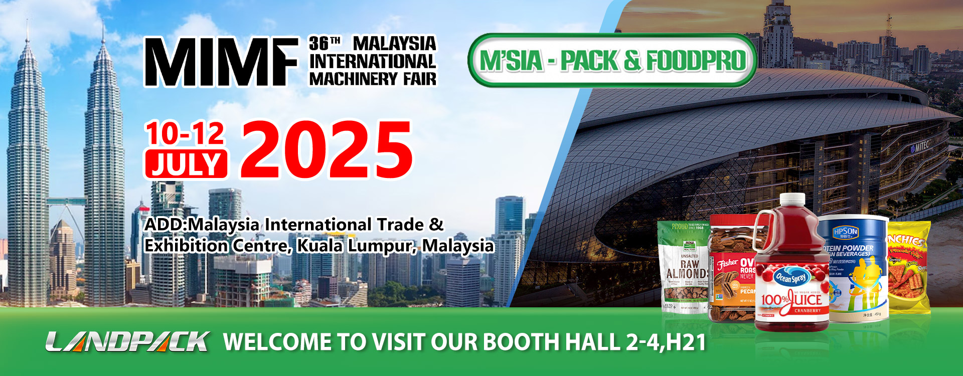 Meet LANDPACK at MIMF 2025 – Booth H21, Hall 2–4