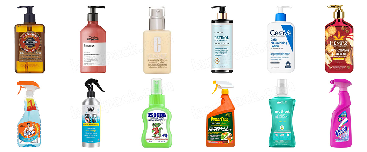 Shampoo Bottle Filling Machine For 100ml 200ml 300ml 400ml 500ml 750ml 1L Etc