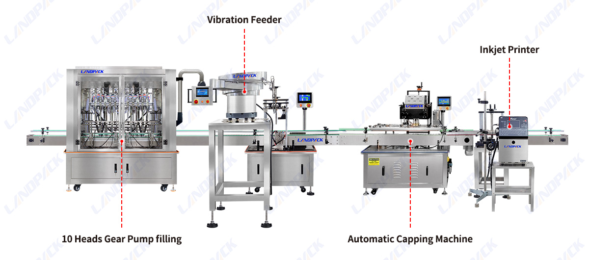 Shampoo Bottle Filling Machine For 100ml 200ml 300ml 400ml 500ml 750ml 1L Etc