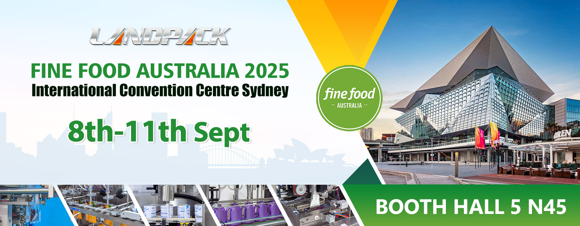 Landpack Invitation to FINE FOOD AUSTRALIA (8-11 Sep 2025)