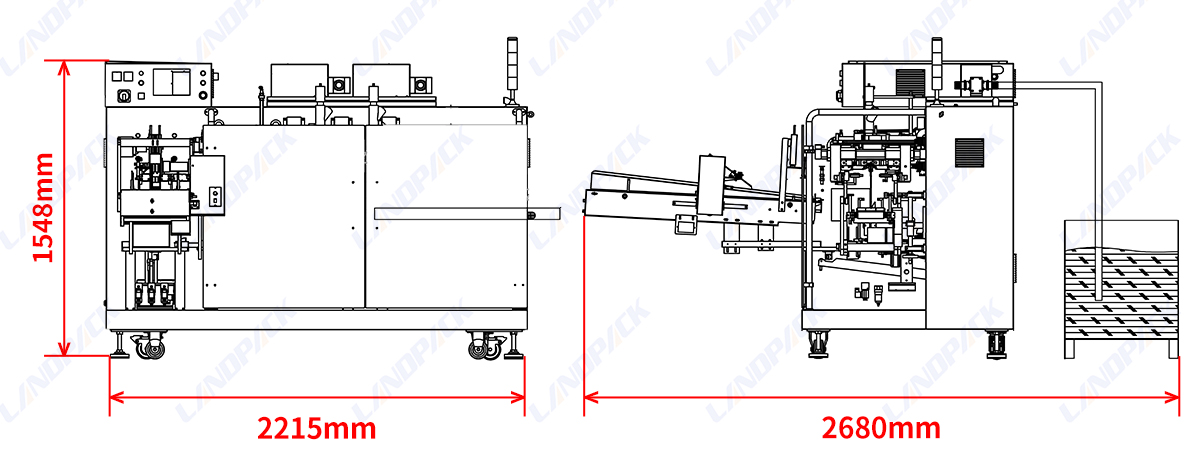 Automatic Spout Pouch Filling and Capping Machine Horizontal Pouch Packing Machine