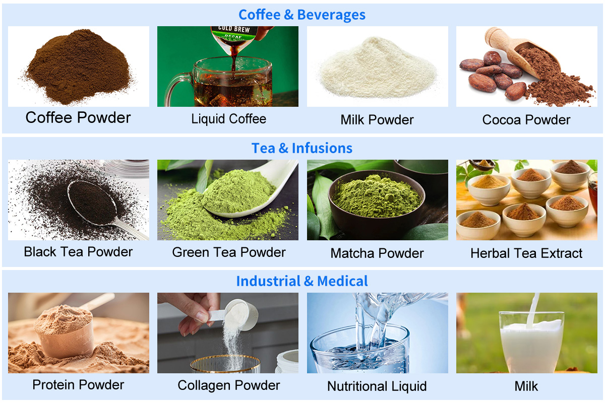 Automatic Coffee Capsules Filling and Sealing Machine