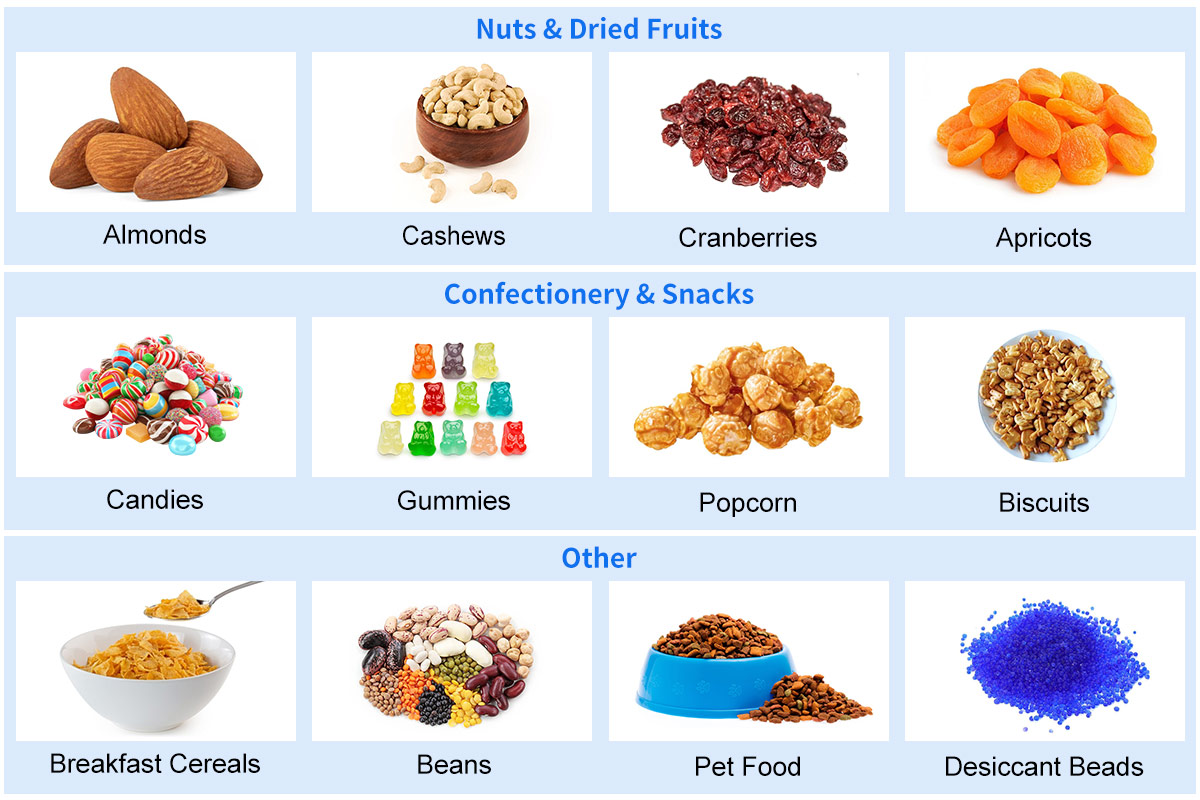 Automatic Gummy Packaging Machine Vffs For Gusset Pouch