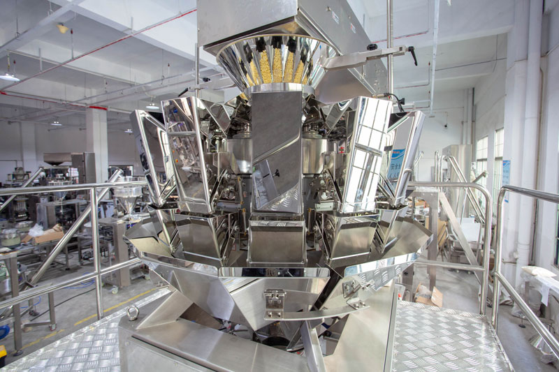 Automatic Multi-head Weigher Gummy Jelly Candy Vertical Pouch Packaging Machine