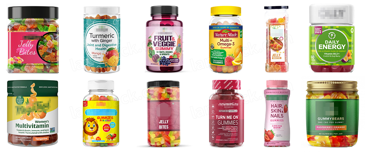 Automatic Vitamin Gummy Counting Packaging Machine Filling Line