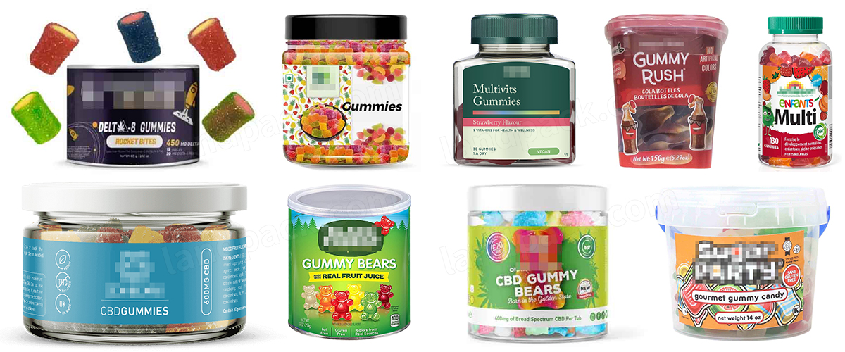 Fully Automatic Gummy Bottle Can Counting Filling Machine