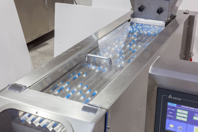 Fully Automatic Gummy Bottle Can Counting Filling Machine