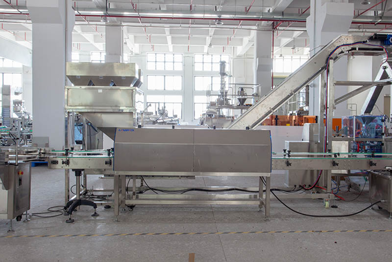 Automatic Mixed Gummies Can Tin Filling Sealing and Labeling Machine
