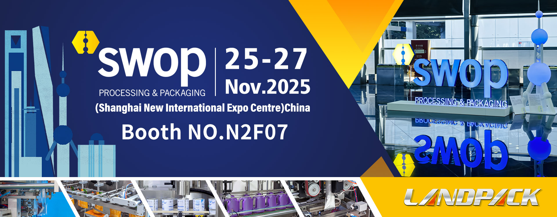 Visit Landpack at SWOP 2025 – Explore Smarter Packaging Solutions