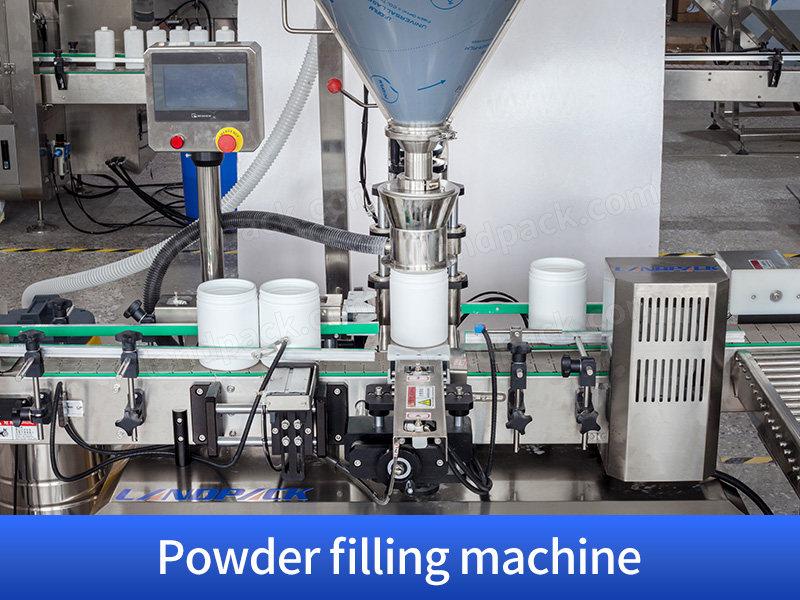Automatic Powder Filling Machine | Protein Powder Filling Capping Machine Line