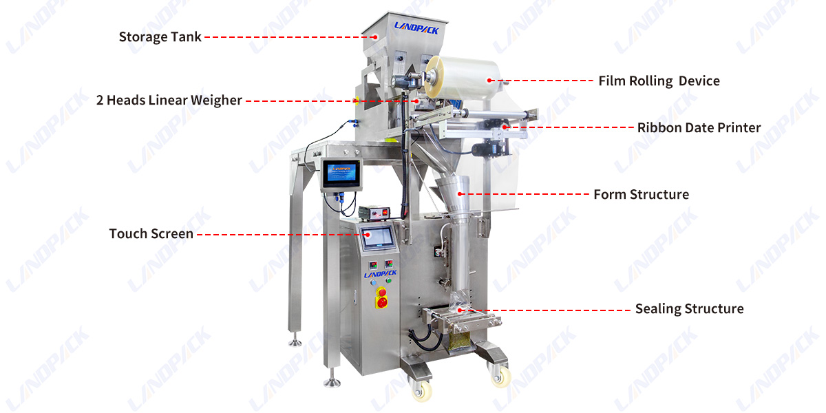 Automatic Nuts Packing Machine Vertical Form Fill Seal Machine