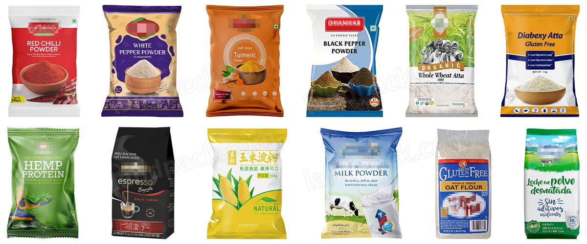 Automatic Flour Packing Machine Vertical Powder Packaging Machine with Industrial Vacuum