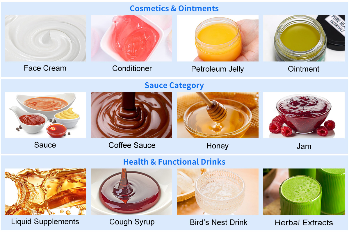 Automatic Paste Filling Line | Cream Lotion Liquid Filling Capping Machine