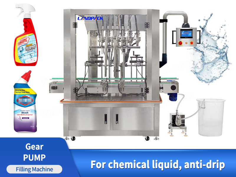 High Precision Chemical Filling Machine | Corrosive Liquid Bottle Filling Machine