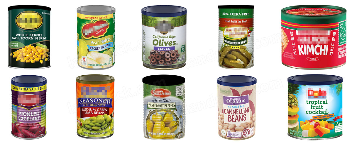 Pickled Filling Machine | Automatic Fruit Cans Filling Seaming and Coding Line