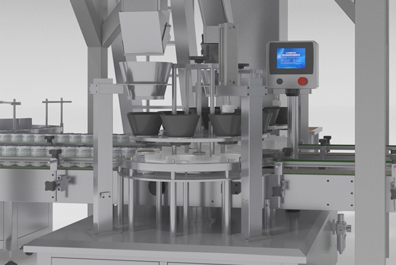 Pickled Filling Machine | Automatic Fruit Cans Filling Seaming and Coding Line