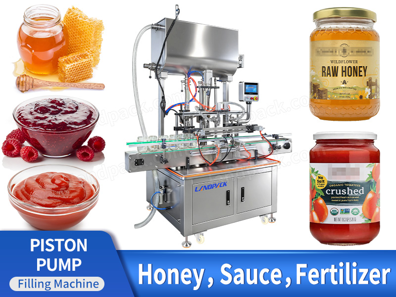 Honey Filling Machine | Automatic Bottles Cans Liquid Filling Machine