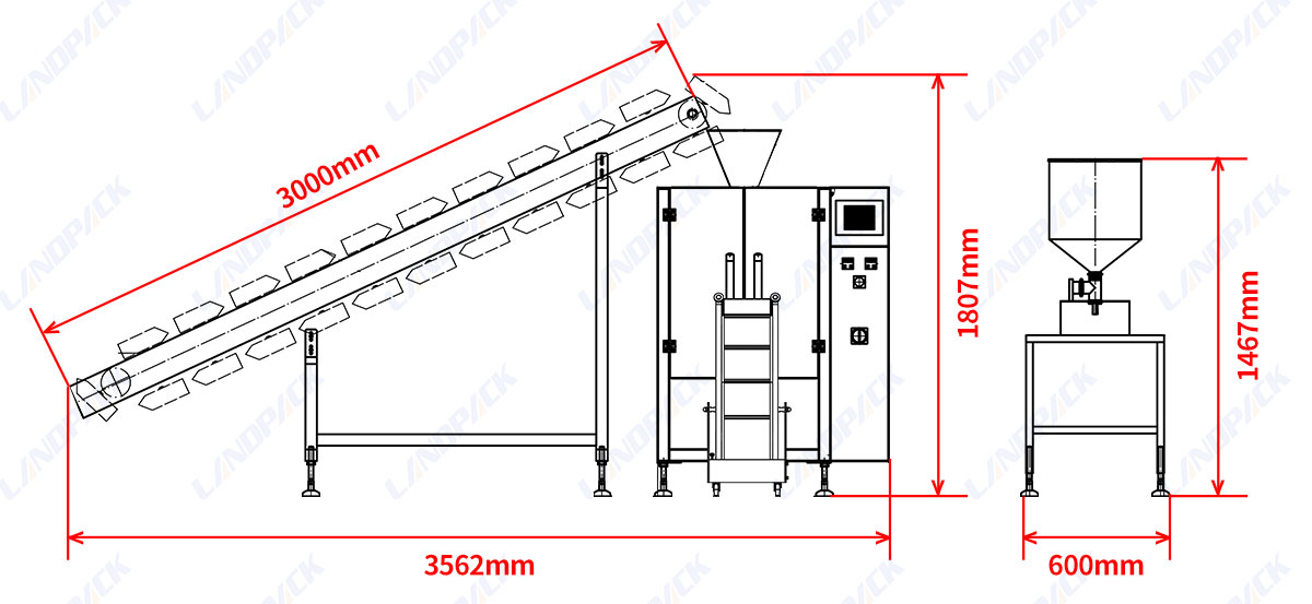 Automatic Pickles Pouch Packing Machine | Vertical Packing Machine