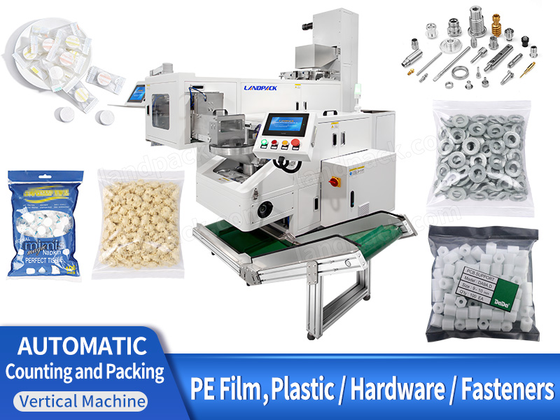 Fastener Plastic Hardware Visual Counting Packing Machine