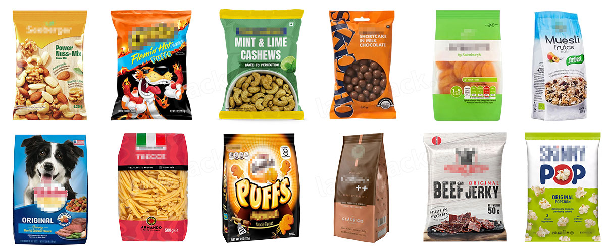 Nut Packing Machine Almond Cashew Packaging Machine With Metal Detector