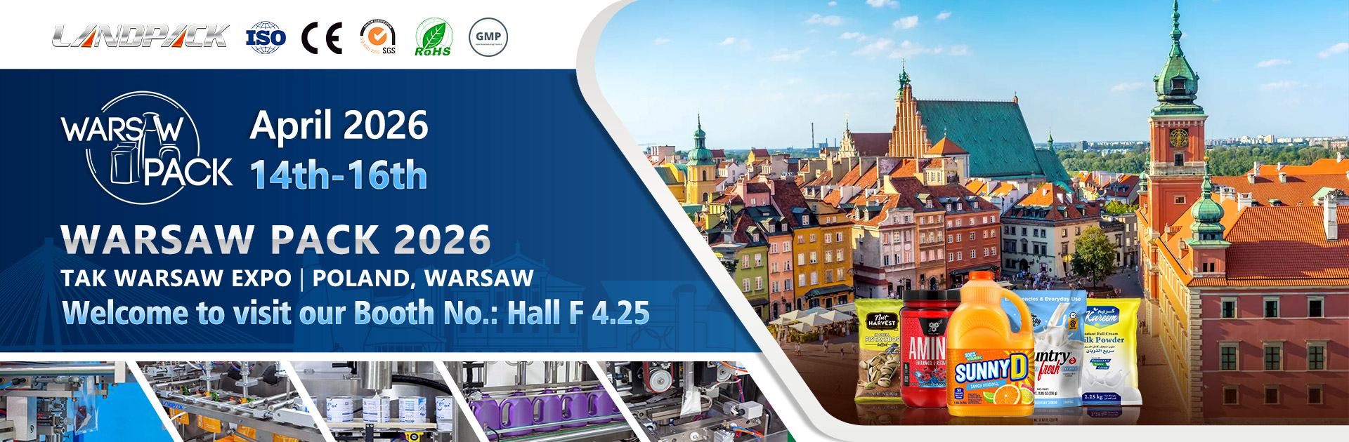 Meet Landpack at Warsaw Pack 2026 | Automation Solutions for Your Factory