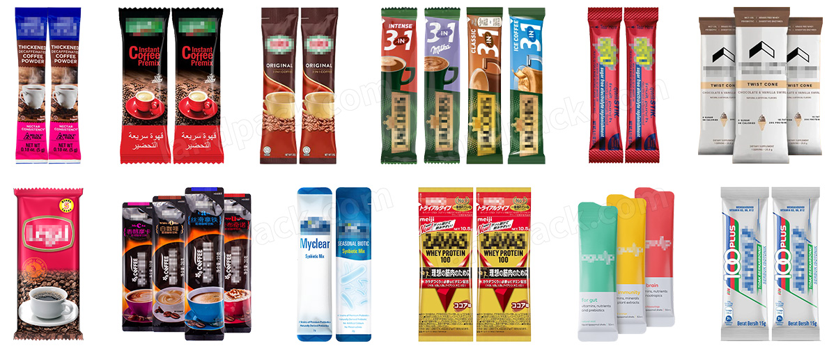 High Speed Coffee Powder Packing Machine 3 In 1 Multi Lane Stick Packing Machine