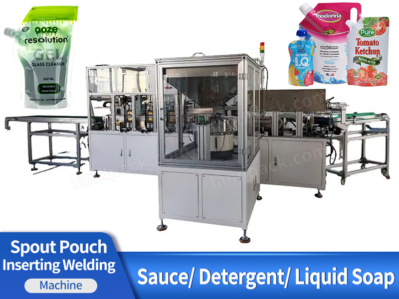 Automatic Spout Sealing Machine for Juice / ketchup / jam