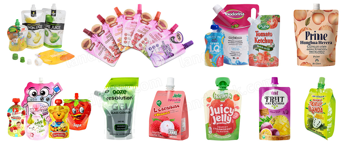 Automatic Spout Sealing Machine for Juice / ketchup / jam