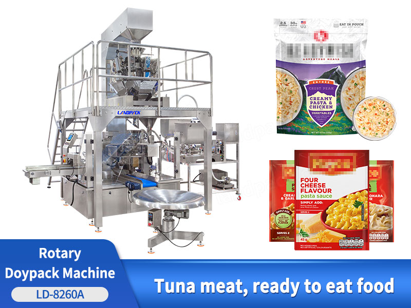 Retort Pouch Packaging Machine Pre-Cooked Food Rotary Packing Machine