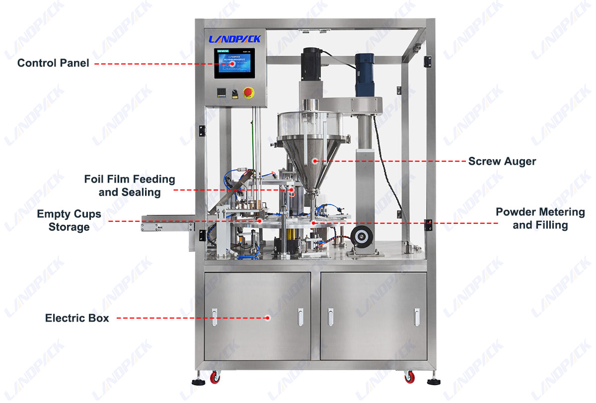 Automatic Rotary K-Cup Filling Machine Nespresso Coffee Capsule Filling Machine