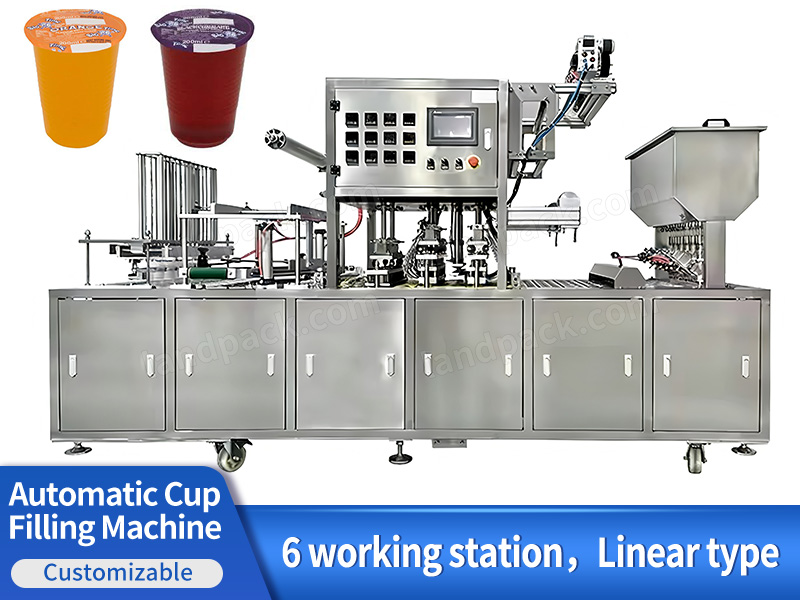 Liquid Cups Filling Machine Drinks Cup Filling and Sealing Machine
