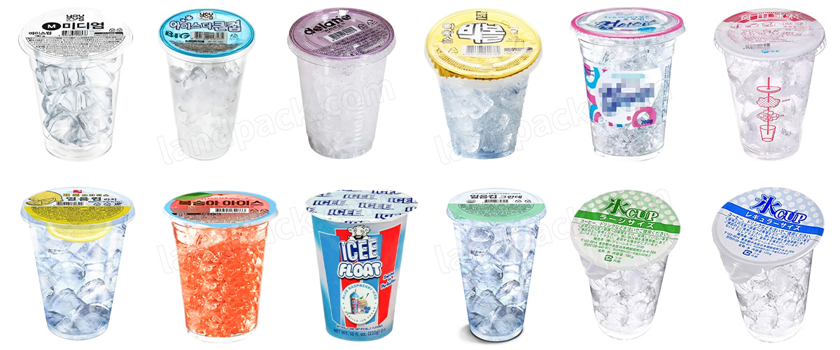 Ice Cube Cup Filling and Sealing Machine Plastic Cup Filling and Sealing Machine