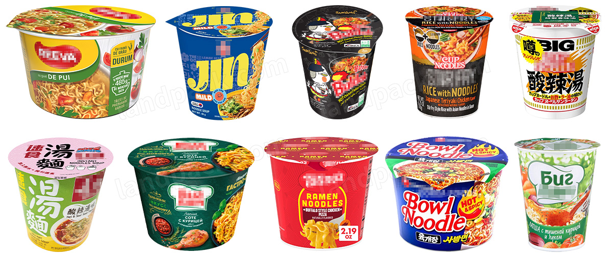 Automatic Instant Noodles Cup Filling and Sealing Machine