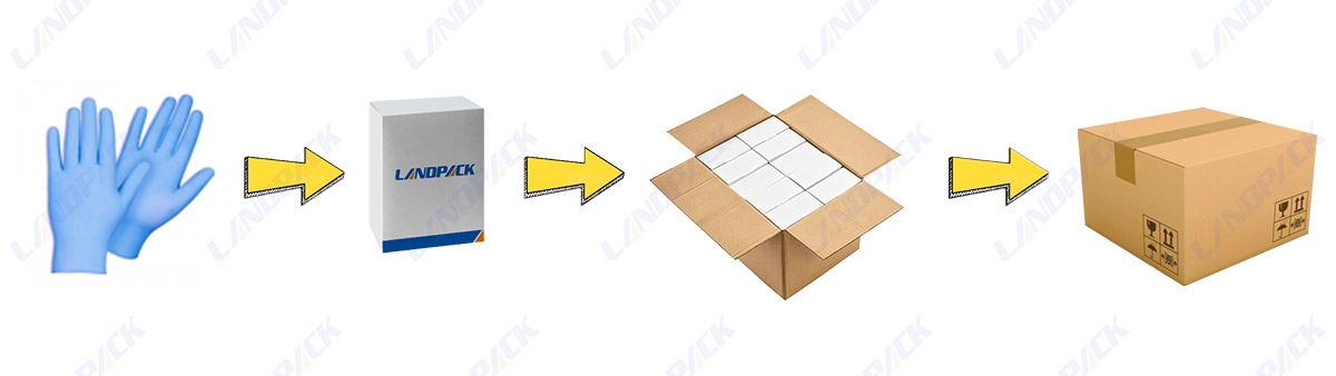 Automatic Carton Case End of Line Packaging Machinery With End Load Cartoner