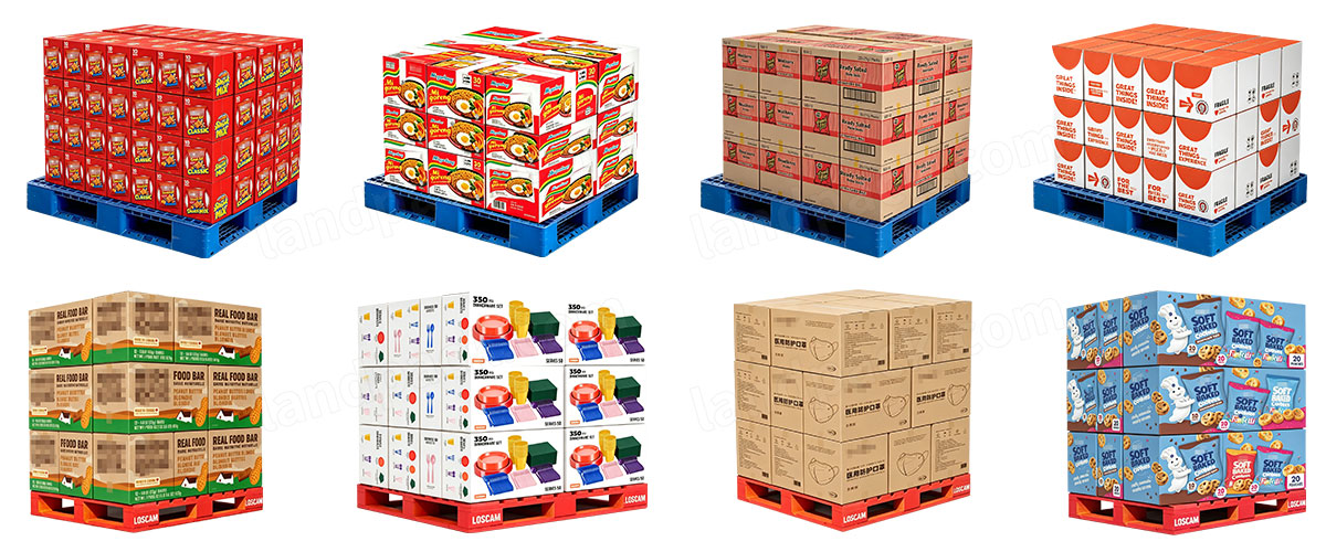 Automatic Case Packing Packaging Automatic Packaging Systems with Delta Robot Palletizer