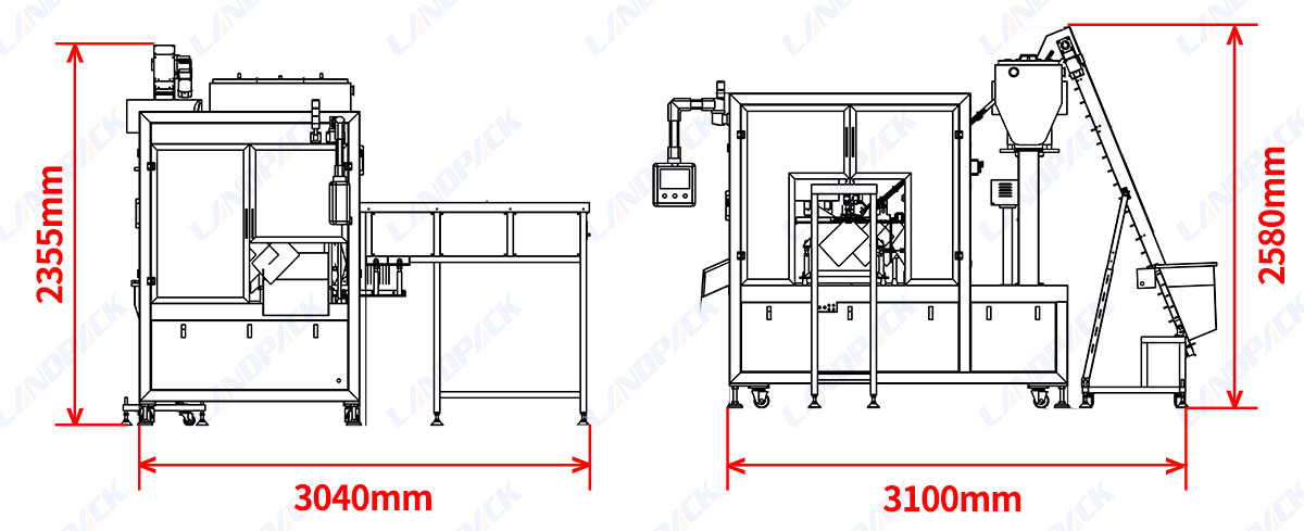 Automatic Liquid Spout Pouch Filling Machine with Automatic CIP Cleaning Function