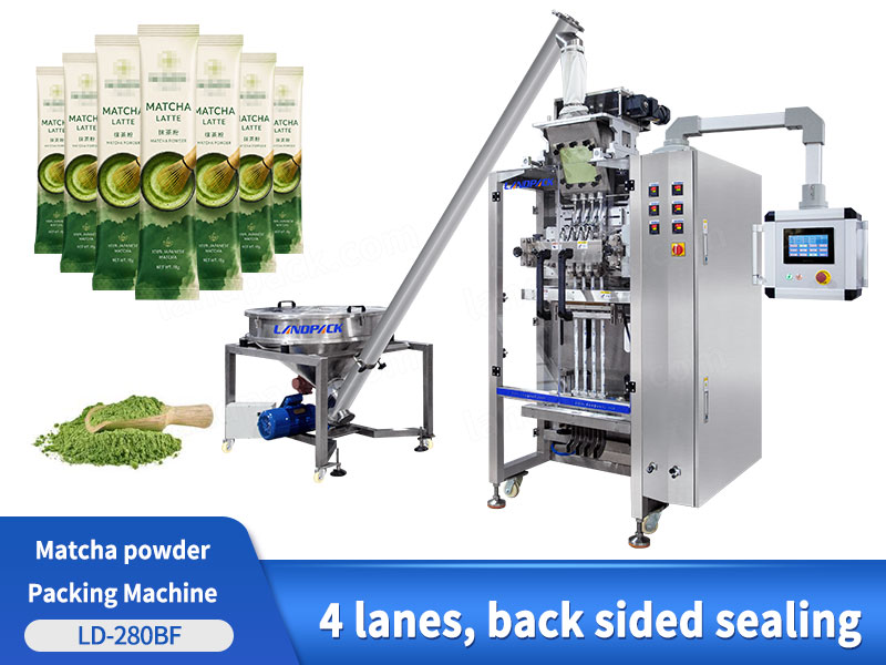 Automatic Matcha Tea Powder Packing Machine 4 Lane Stick Packing Machine