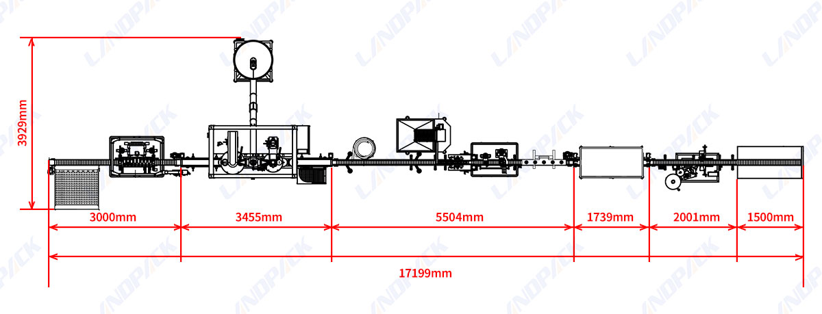 Automatic Matcha Tea Powder Filling Capping Labeling Machine Bottling Line