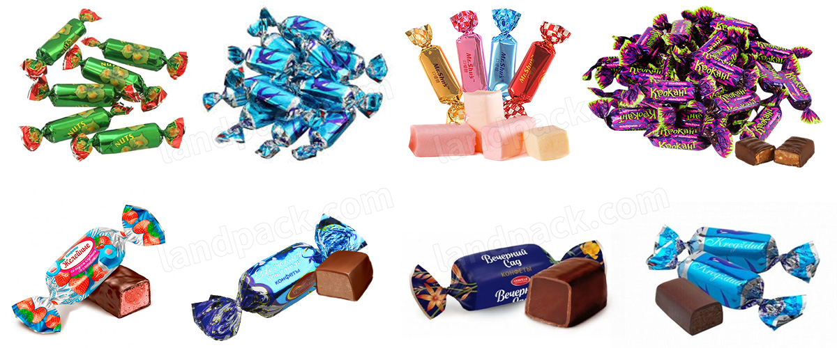 Automatic Candy Wrapping Machine Toffee Double Twist Candy Wrapping Machine