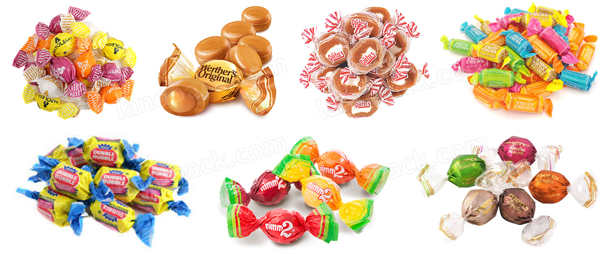 Candy Packing Machine Chocolate Toffee Double Twist wrapping machine