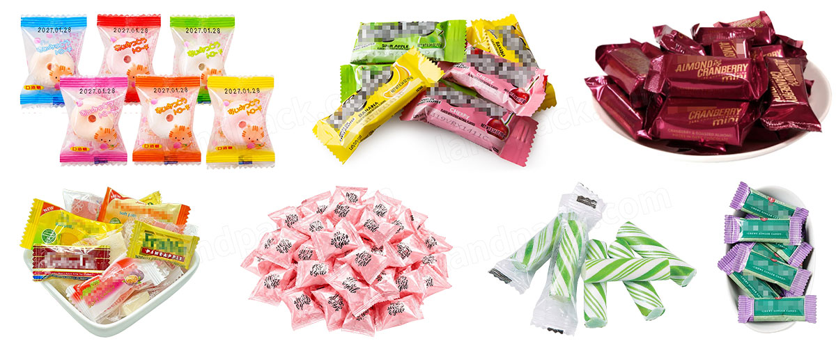 Fully Automatic Cotton Candy Toffee Candy Feeding And Packaging Line