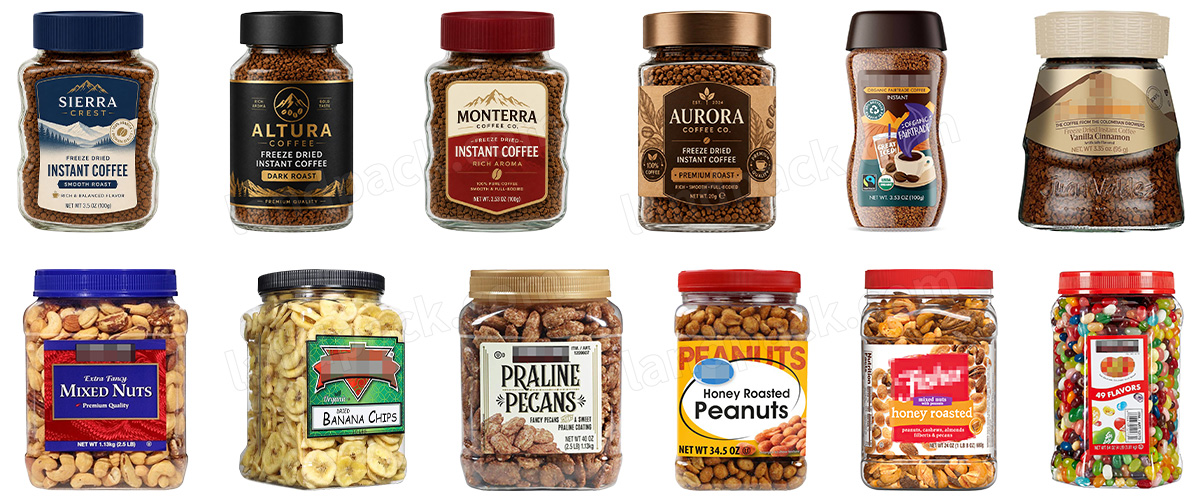 Automatic Coffee Filling Machine Freeze-dried Coffee Filling Cap Pressing Labeling Machine Line