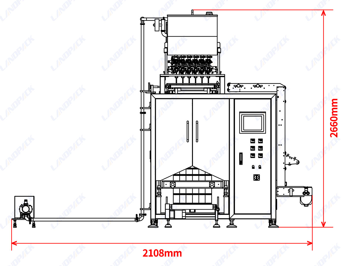 Automatic Shampoo Packing Machine Liquid Multi Lane Sachet Filling and Sealing Machine